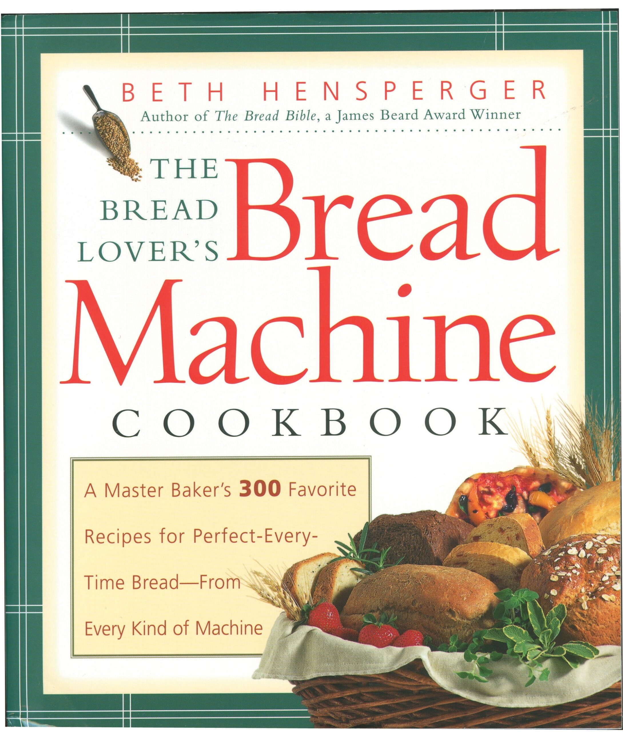 bread machine recipe book