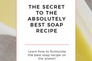 The Secret To The Absolutely Best Soap Recipe