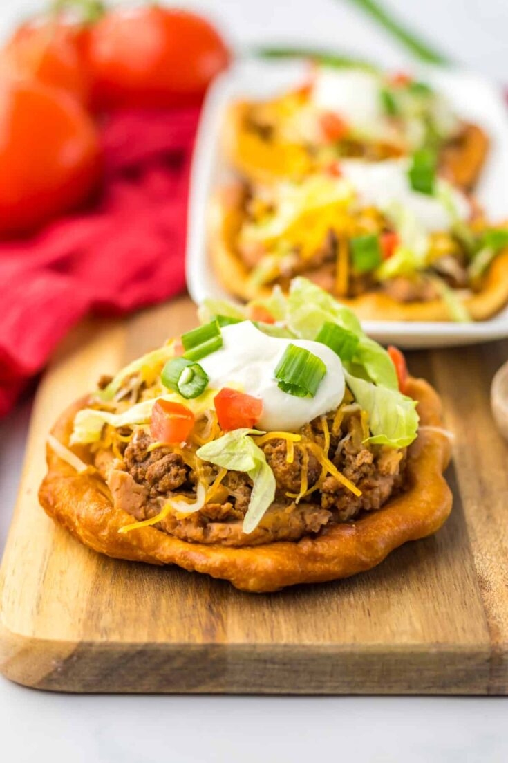 The Ultimate Fry Bread Tacos Recipe Life With The Crust Cut Off