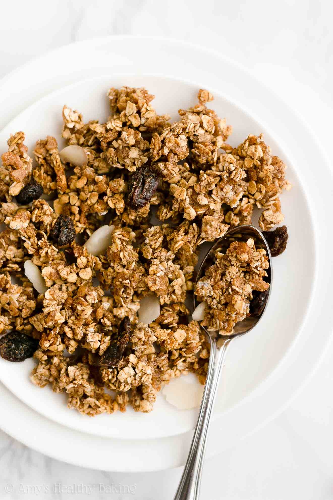 low sugar granola recipe
