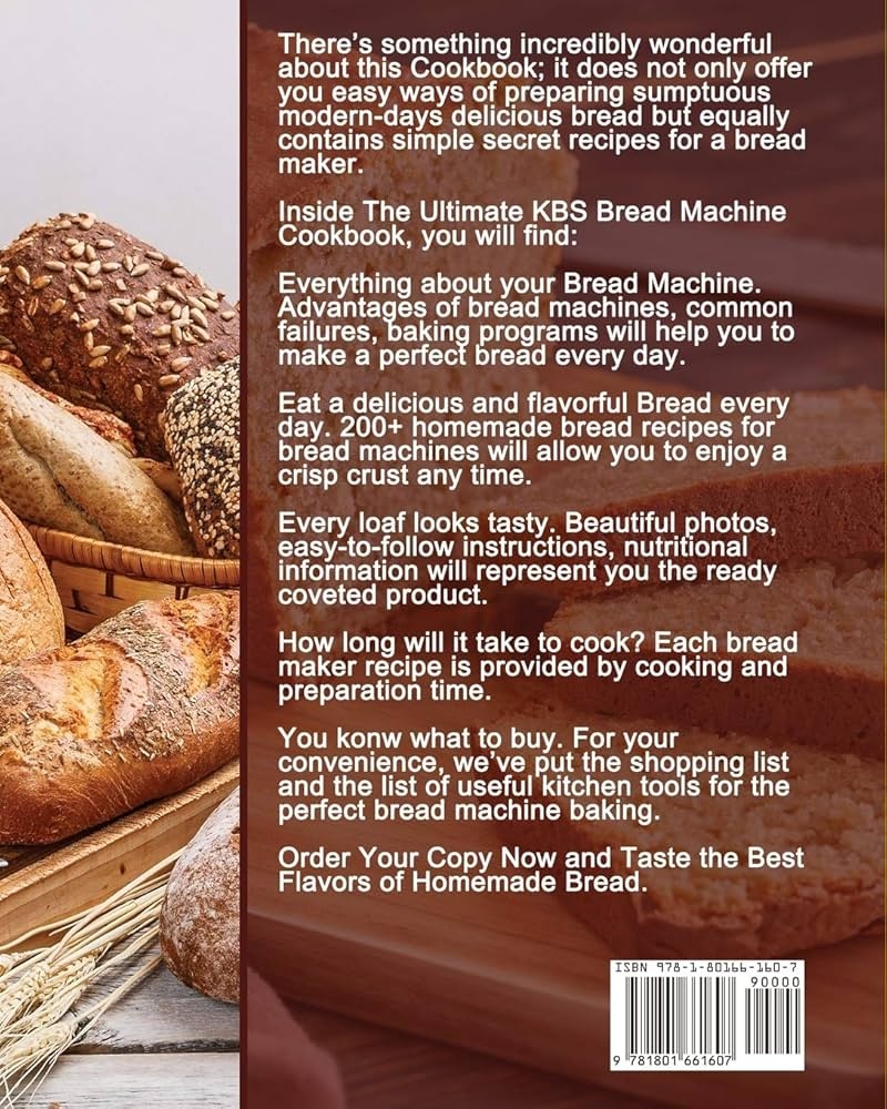 The Ultimate KBS Bread Machine Cookbook 200 Quick And Healthy Recipes For Your KBS Bread Machine Liles Tony 9781801661607 Amazon Books