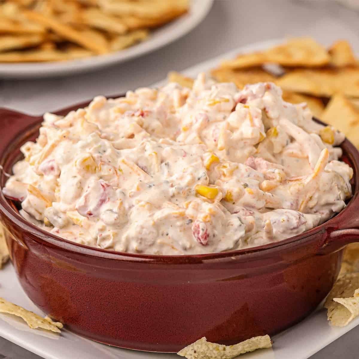 TikTok style Boat Dip creamy Rotel Ranch Dip The Chunky Chef