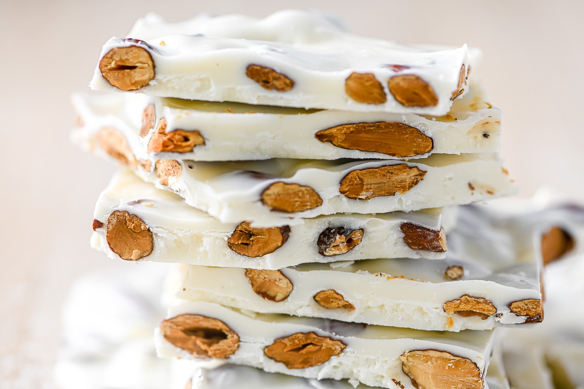 Toasted Almond Bark Incredible Flavor 