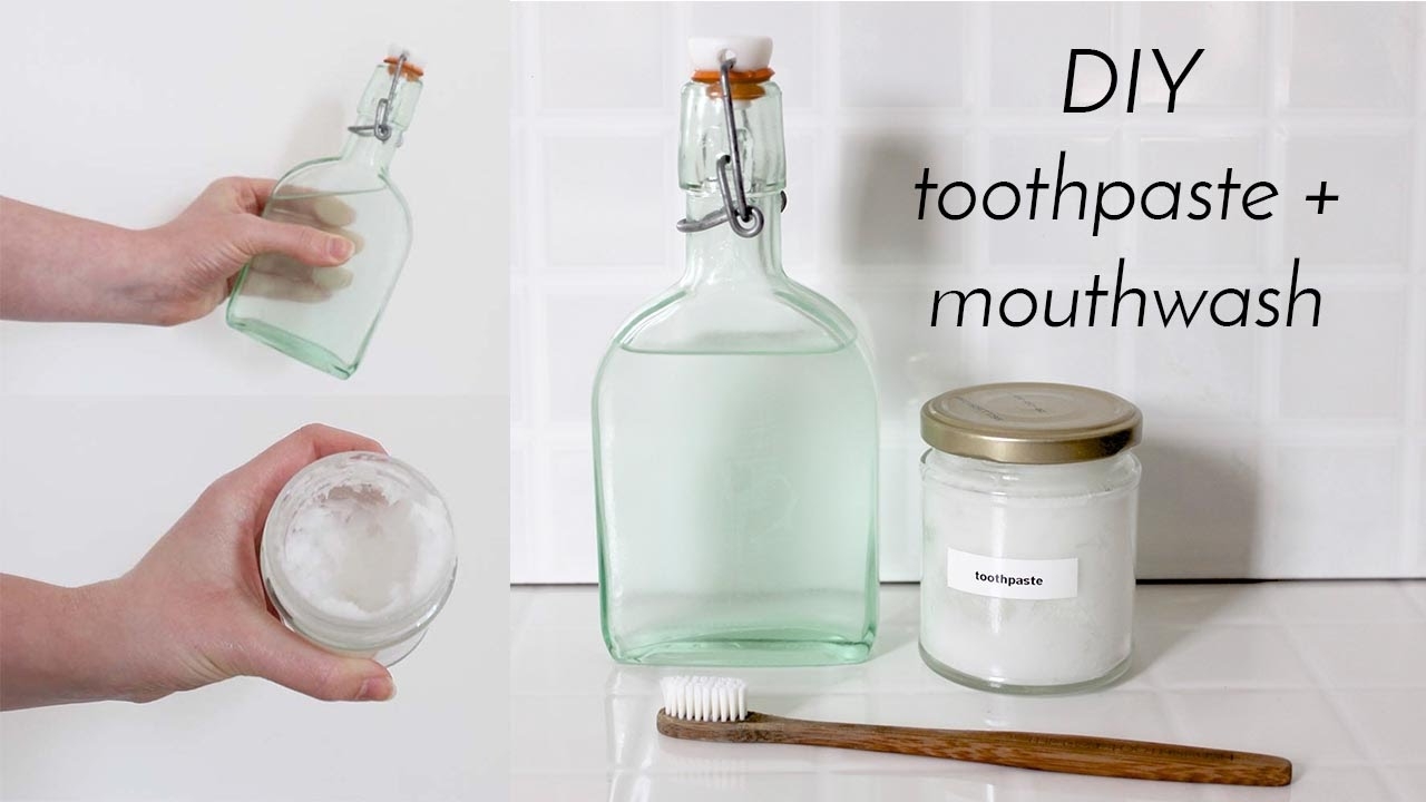 TOOTHPASTE MOUTHWASH Zero Waste Recipes YouTube