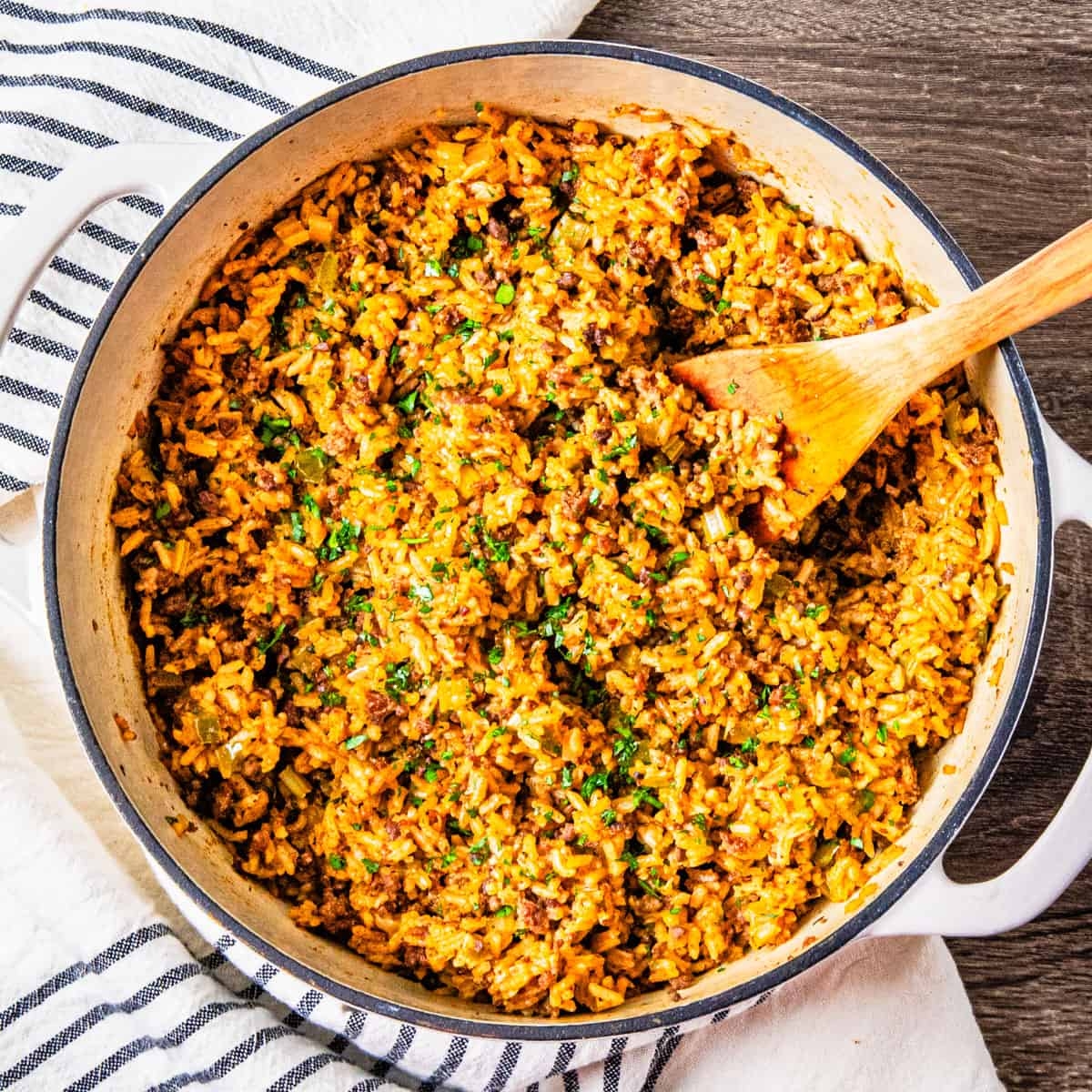 Traditional Cajun Dirty Rice