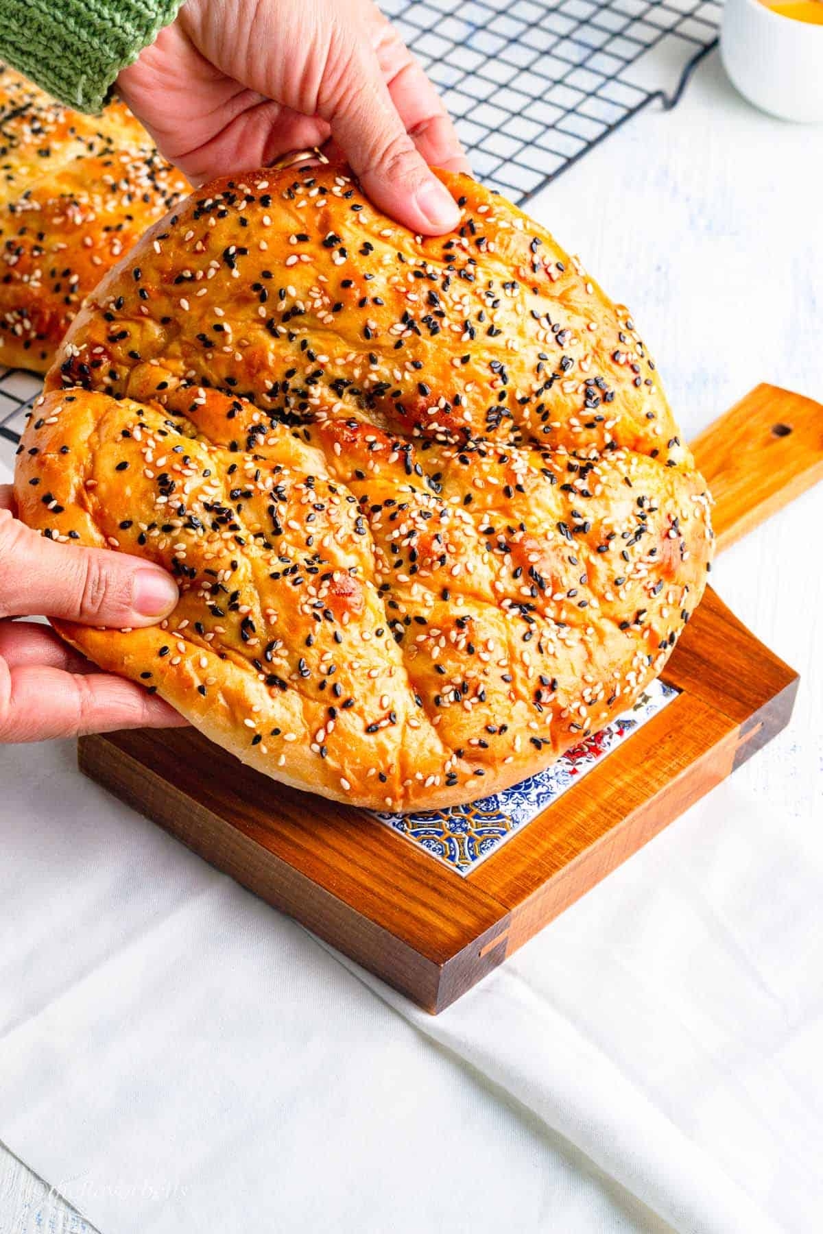Turkish Bread No knead Recipe The Flavor Bells