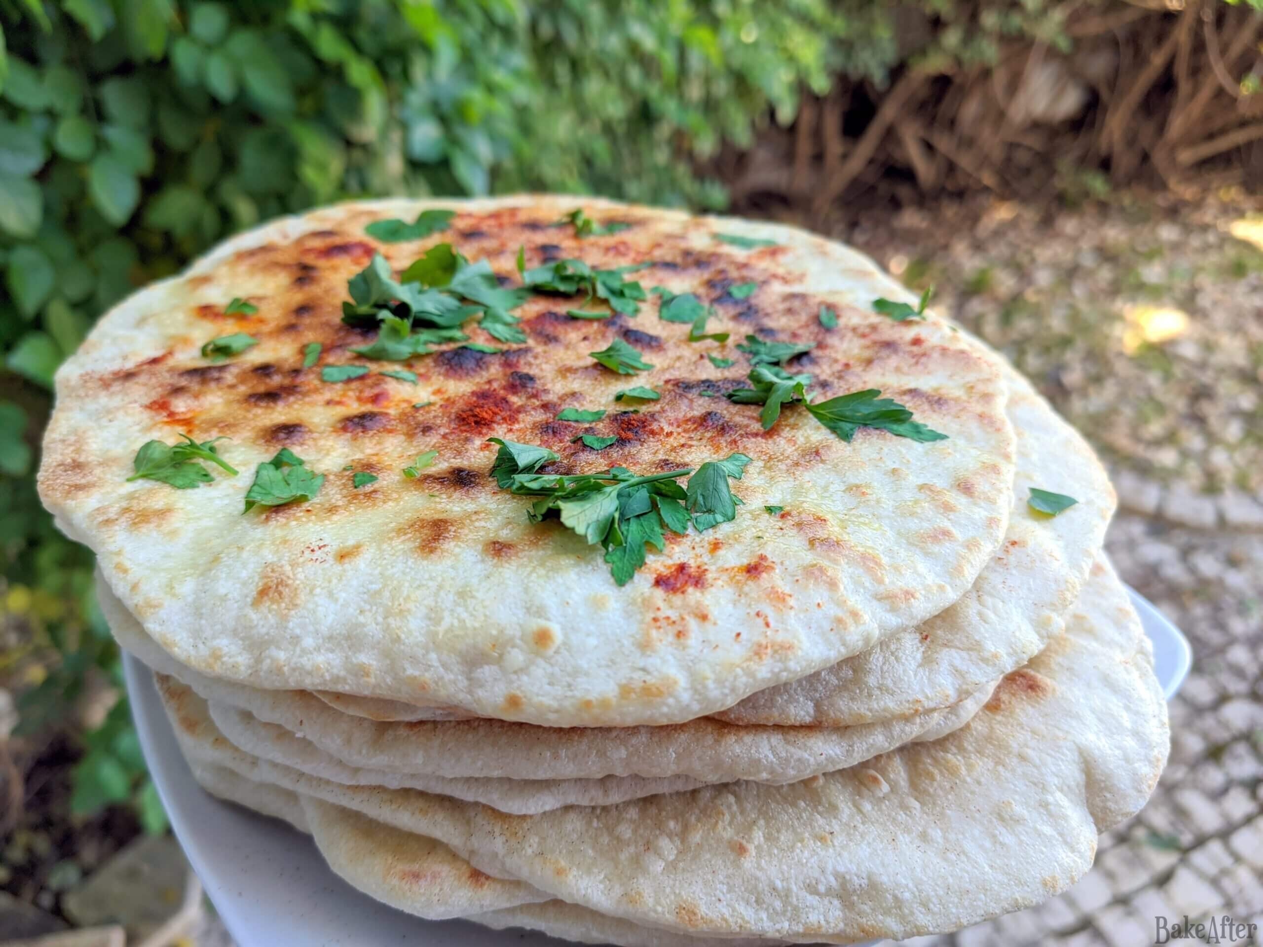 Turkish Lavash Bread Bake After Recipe