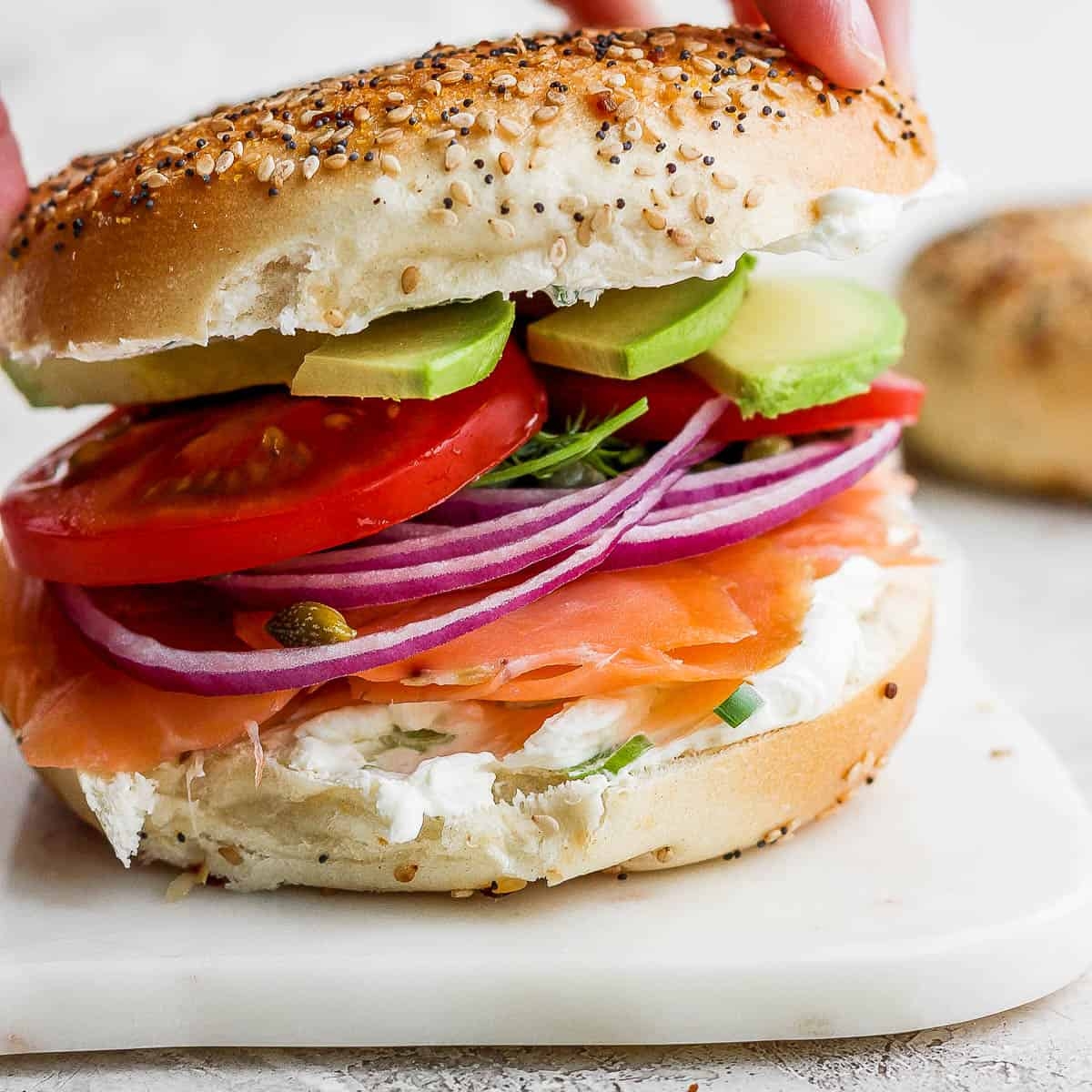 Ultimate Lox Bagel The Wooden Skillet