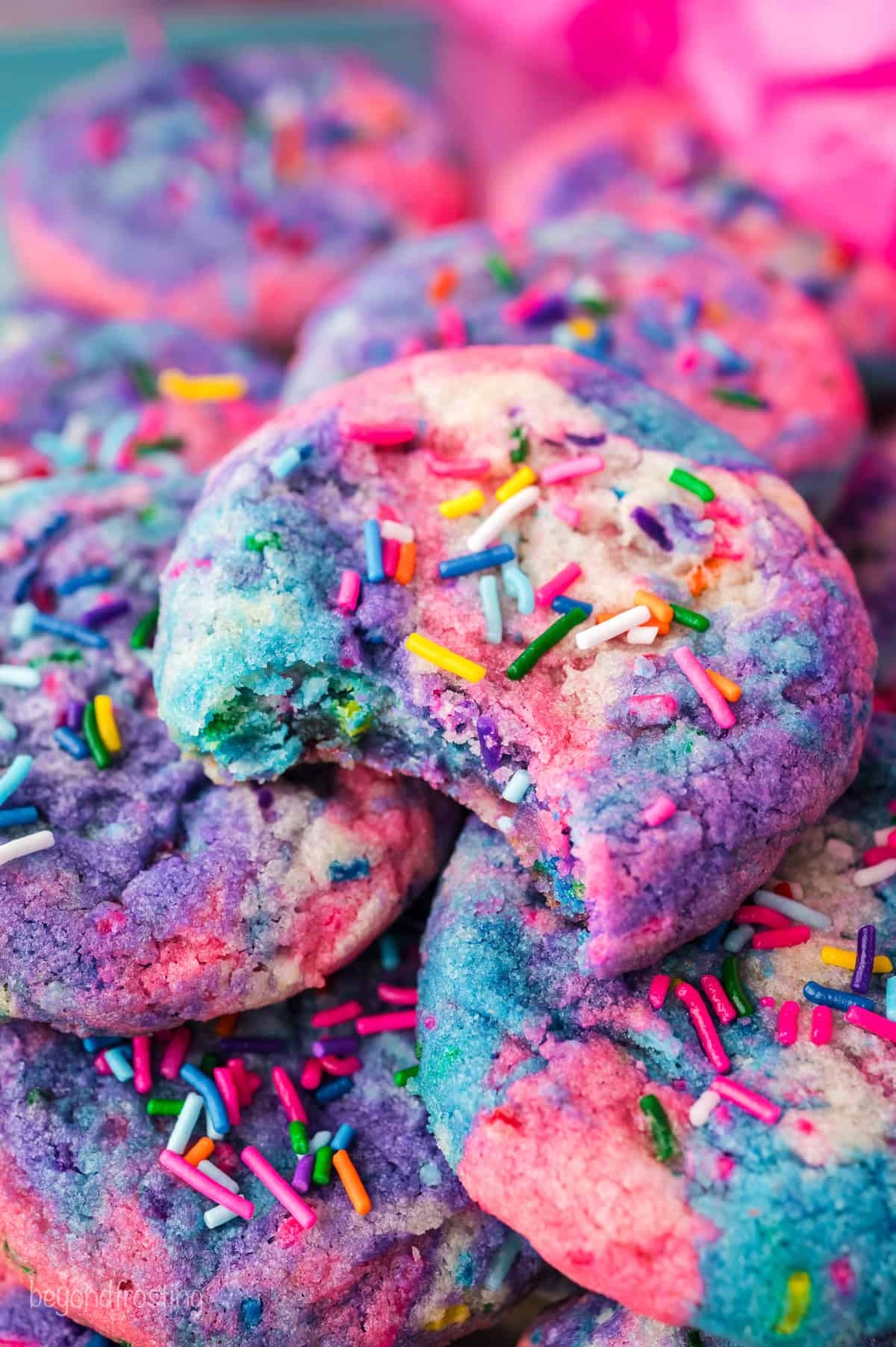colorful ingredients in some cookie recipes