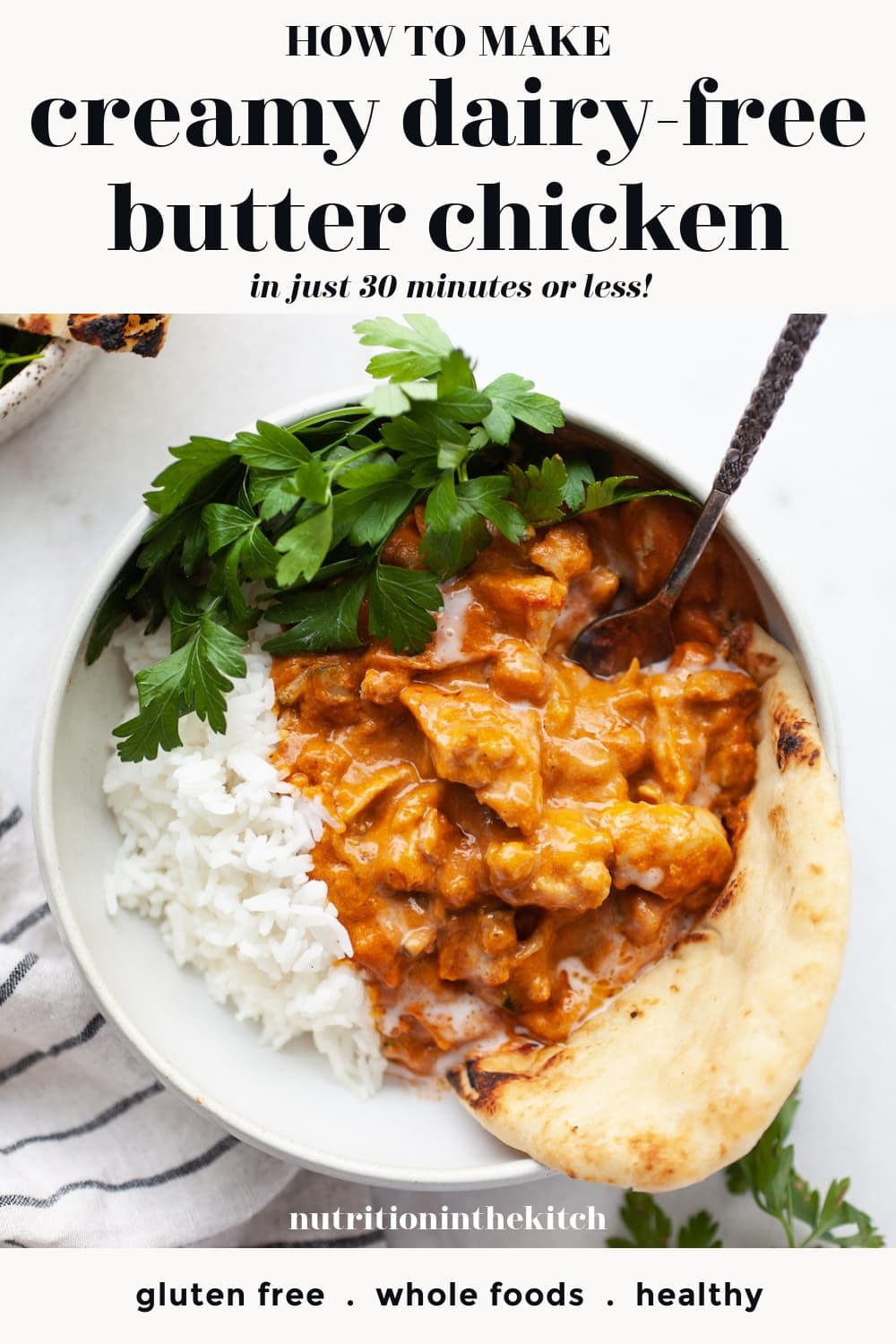 Unreal Dairy Free Butter Chicken with Slow Cooker Option 