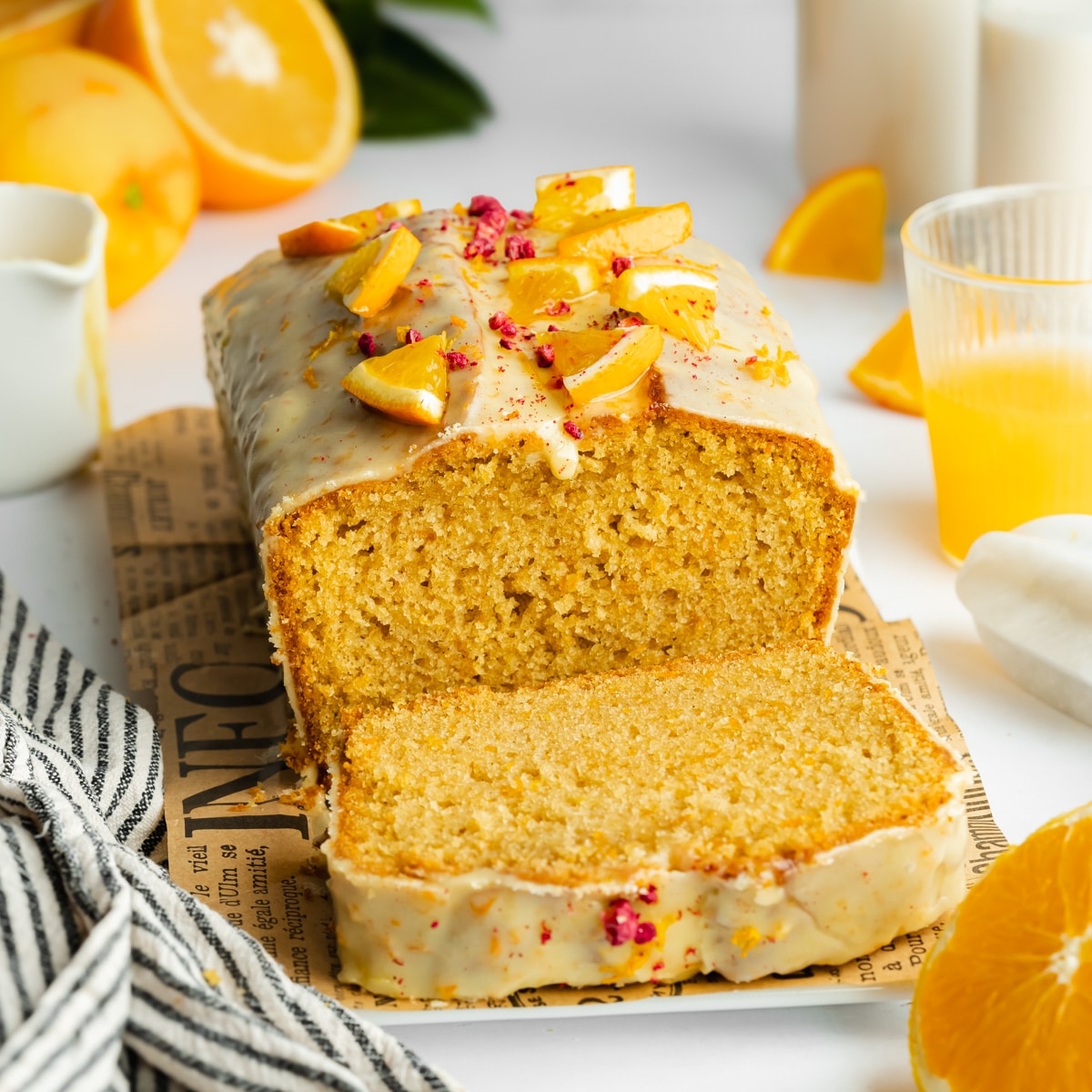 Vegan Orange Loaf Cake Addicted To Dates