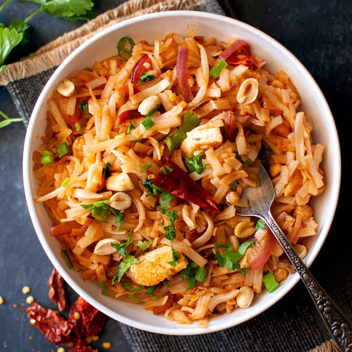 Vegan Pad Thai Noodles Cook s Hideout