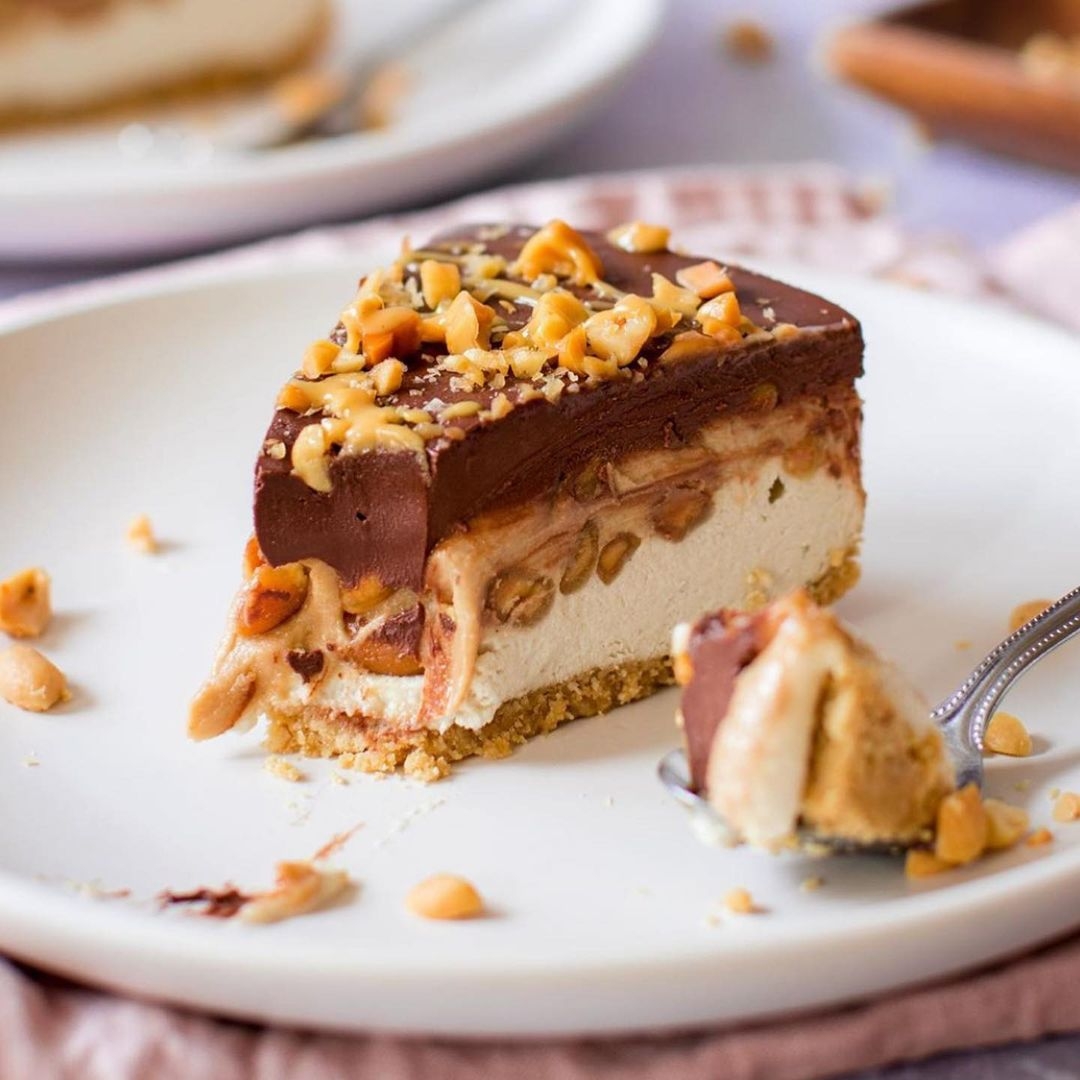 Vegan Snickers Style Ice Cream Cake Best Of Vegan