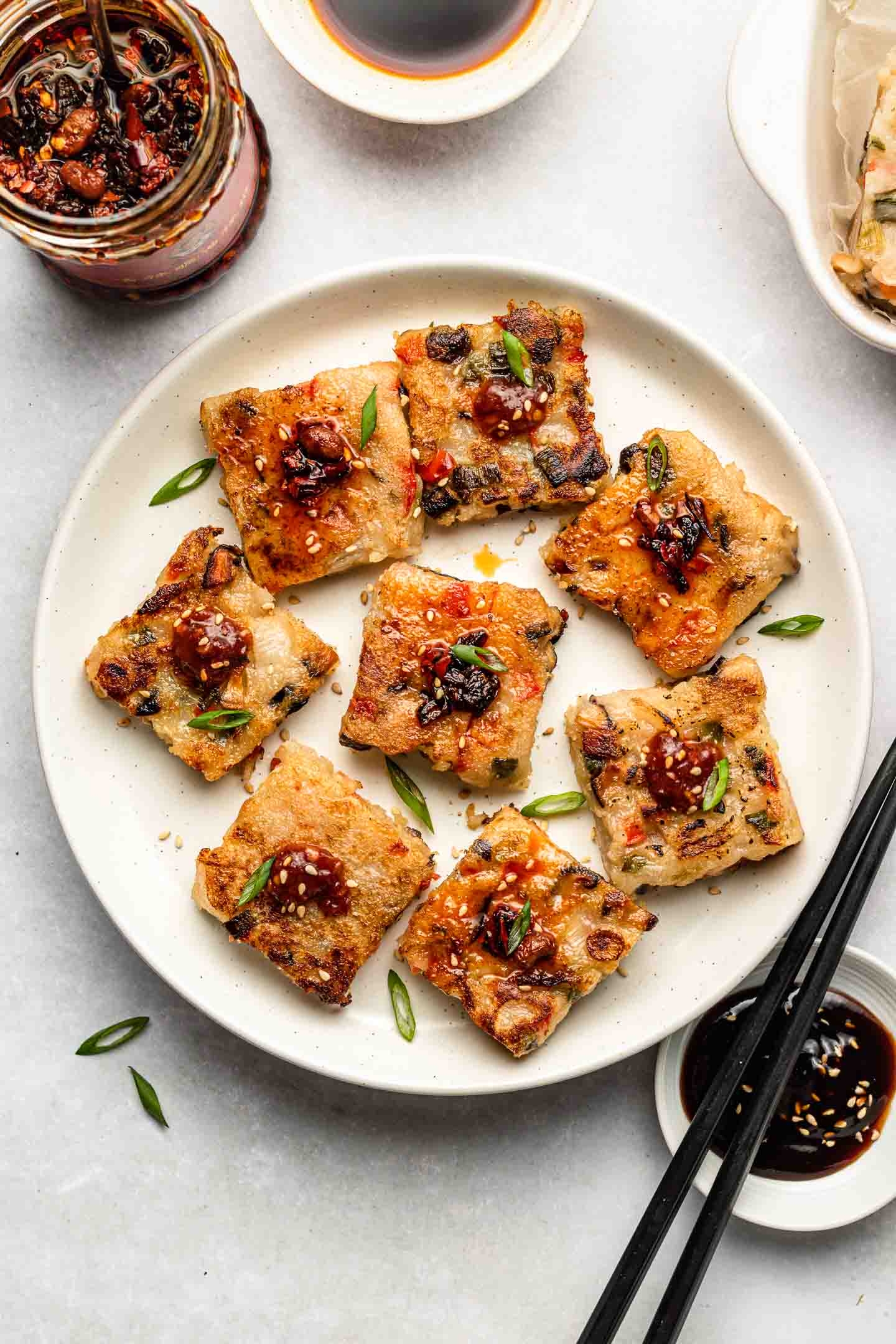 Vegan Turnip Cakes Lo Bak Go Okonomi Kitchen