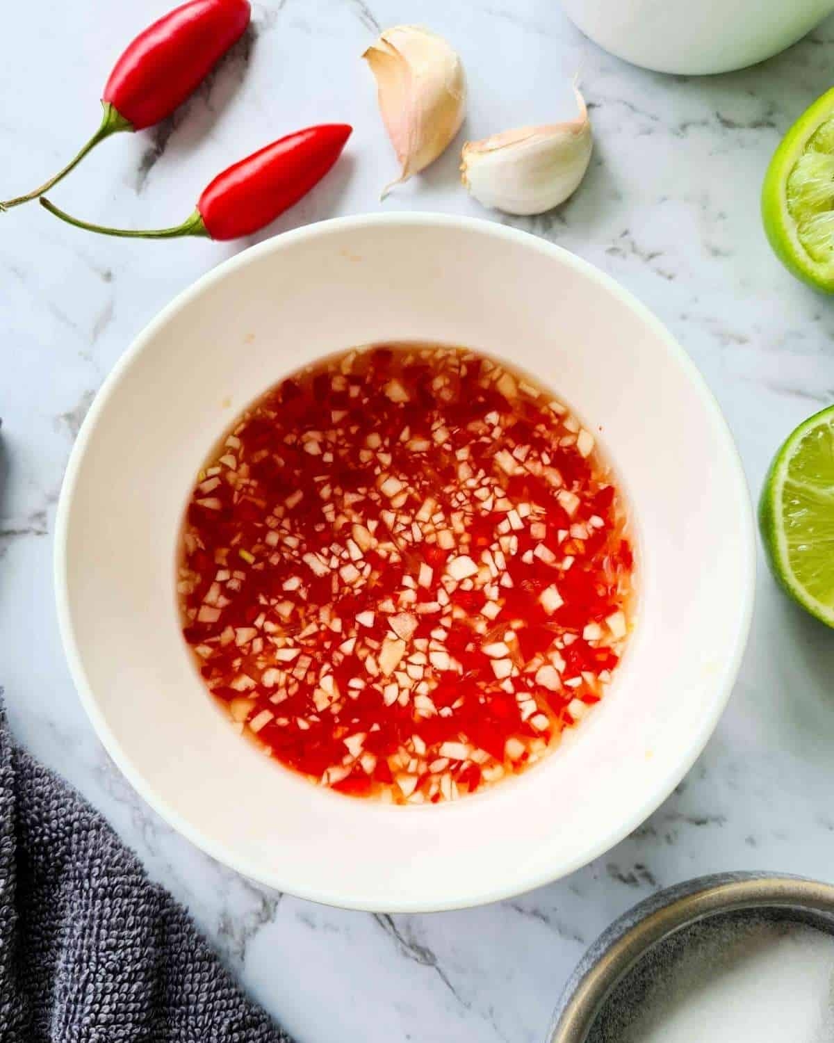 Vietnamese Fish Sauce Dipping Sauce Nuoc Mam Casually Peckish