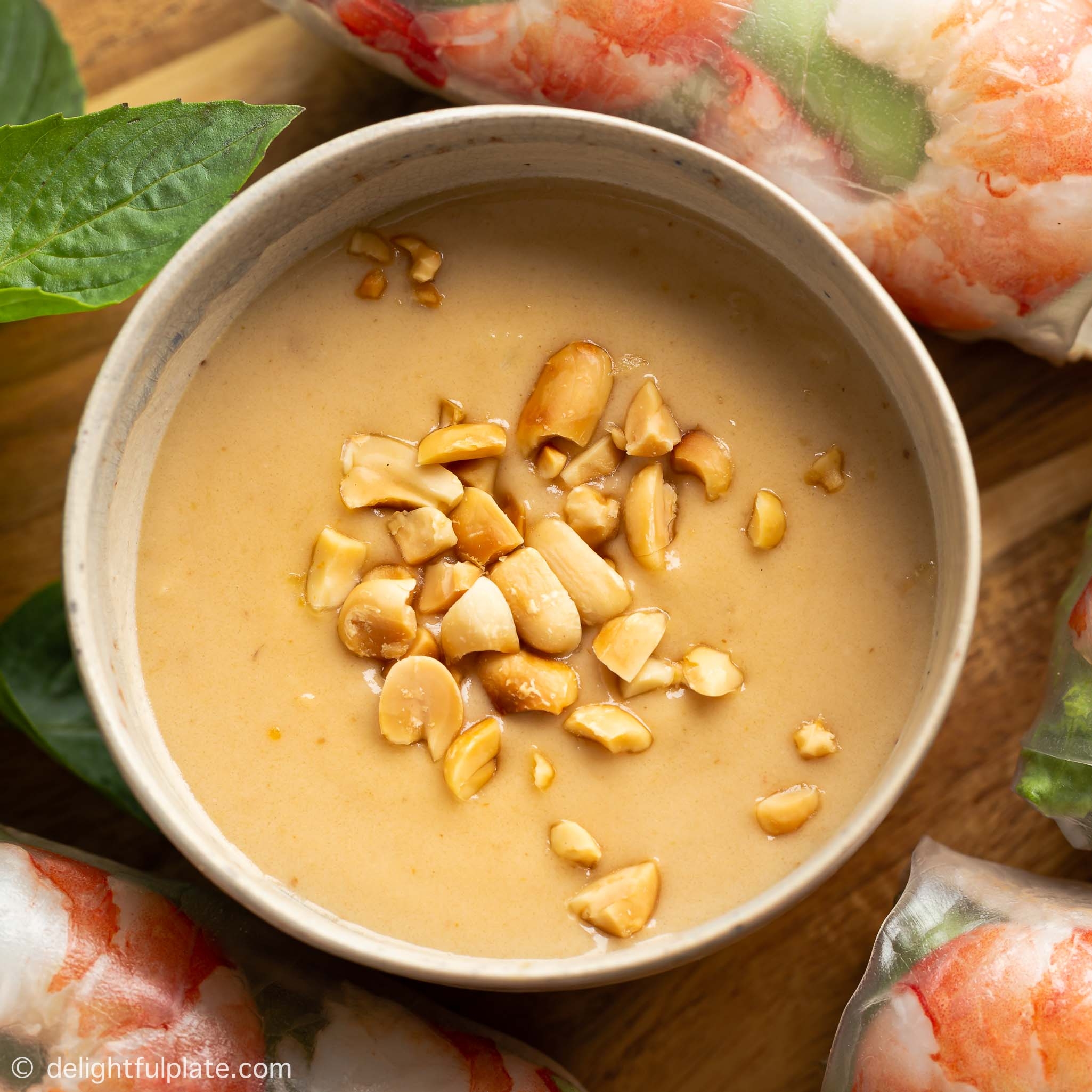 Vietnamese Peanut Sauce Delightful Plate