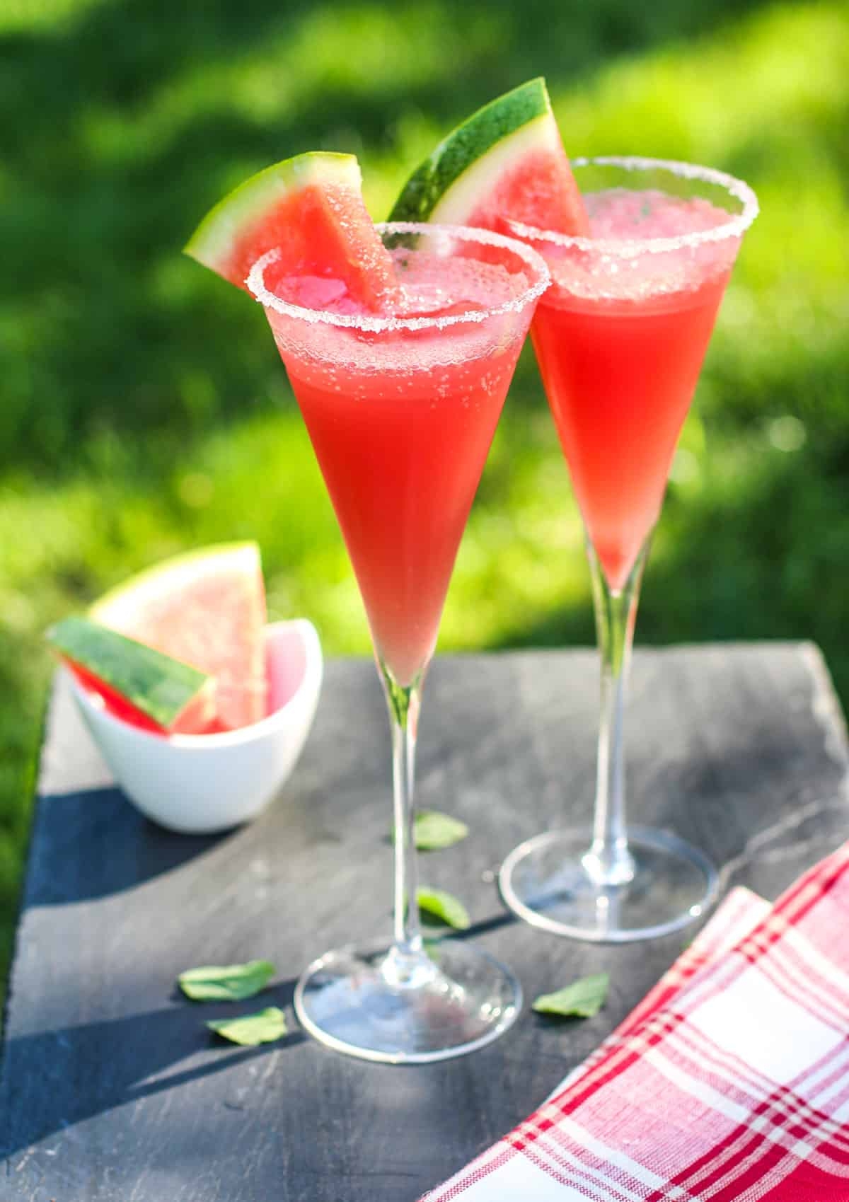 Watermelon Cocktail With Sparkling Wine Vindulge