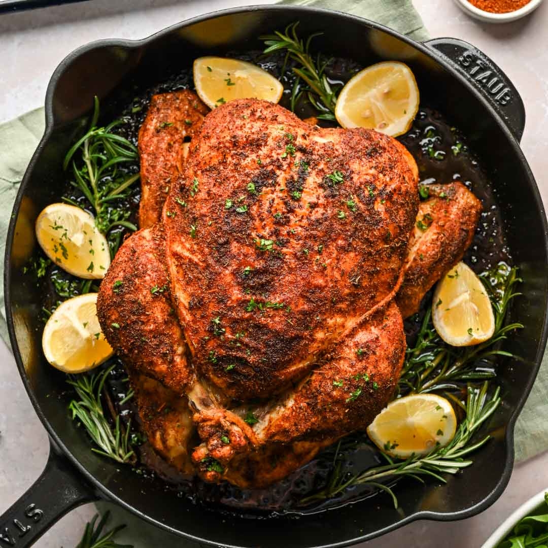 Whole Oven Roasted Chicken With Original Rotisserie Style Seasoning Simply Organic