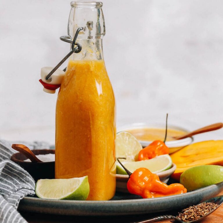 Zesty Mango Habanero Hot Sauce Minimalist Baker Recipes