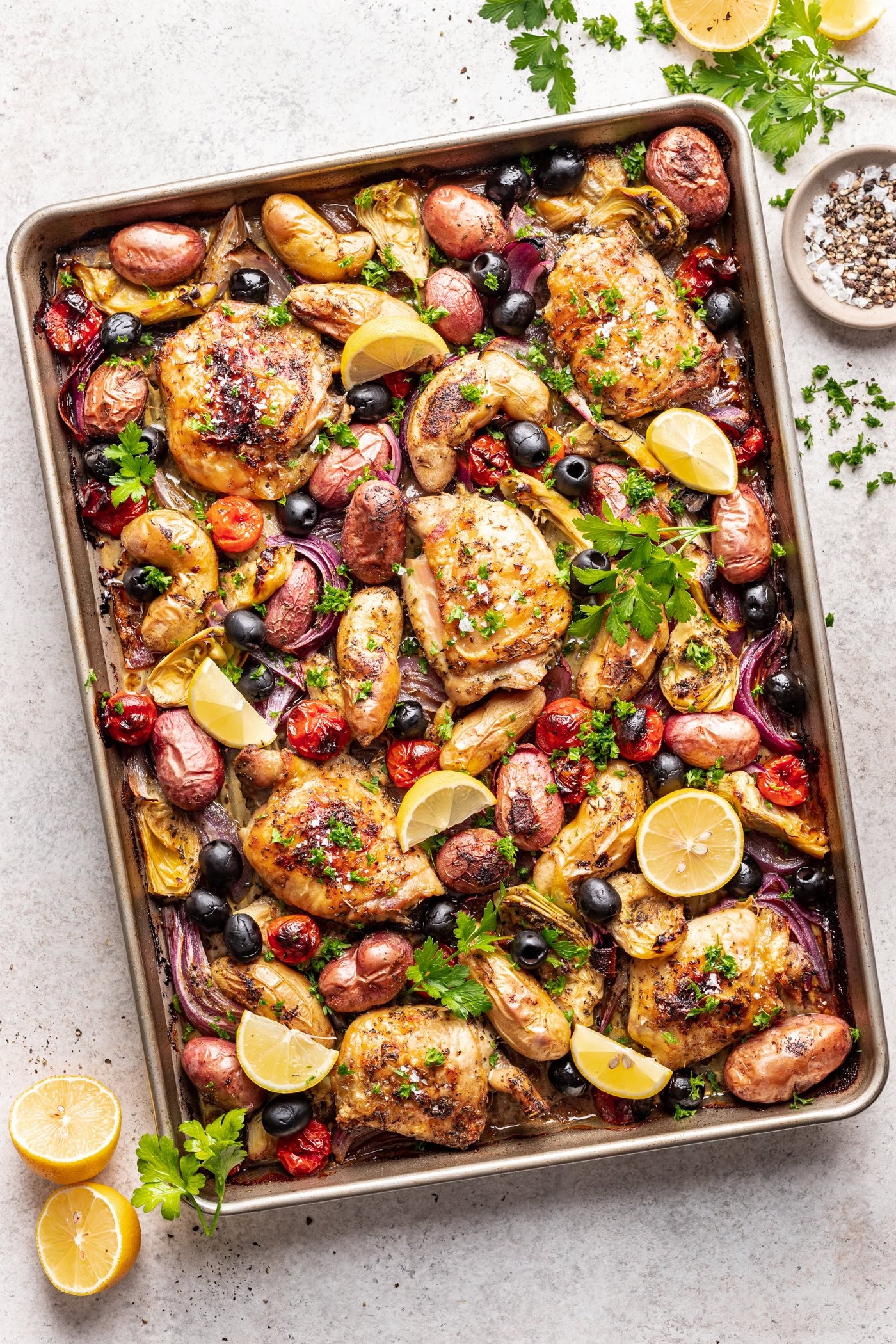 Zippy Chicken Thigh Sheet Pan Dinner Life Is But A Dish