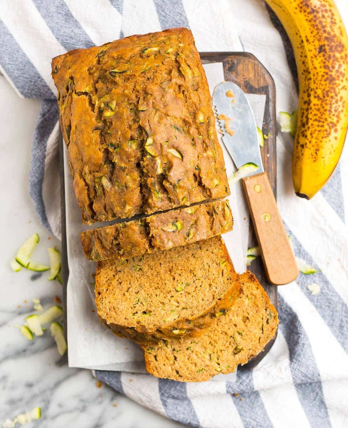 Zucchini Banana Bread BEST Healthy Bread Recipe